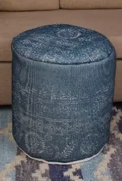 Drum Cylinder Pouf